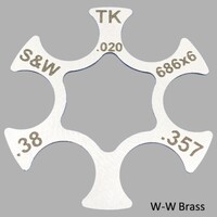 TKC Moonclip - S&W 686 / 386XL / 686 SSR, Ruger GP 100 - SS - 6 Shot, .020