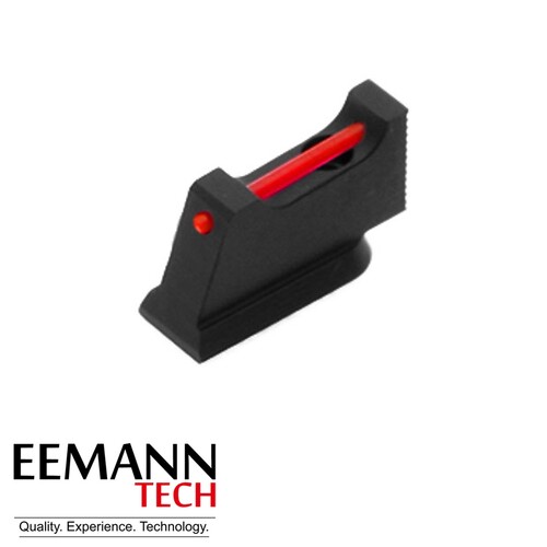 Eemann Tech CZ P-10 - Front Sight, Checkered - 1mm Fibre Optic Rod