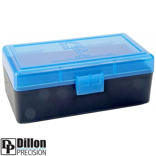 Dillon Plastic Ammo Box - 50 Rounds