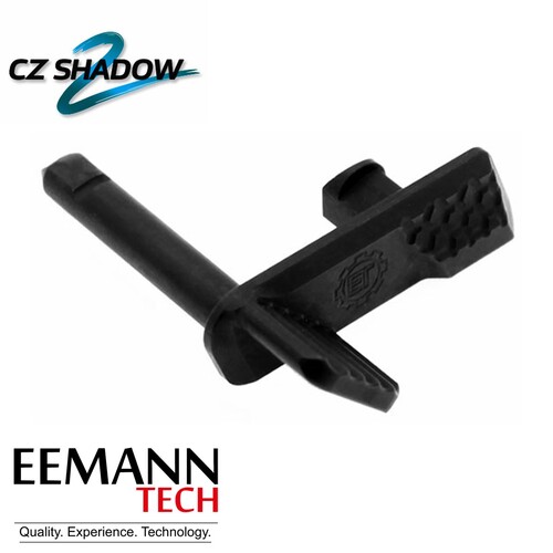 Eemann Tech CZ Shadow 2 Slide Stop with Thumb Rest - Black