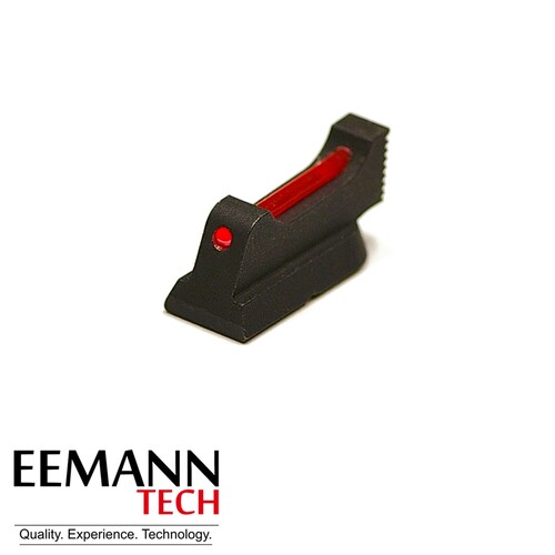 Eemann Tech CZ 75 / Shadow 2 - Front Sight, Checkered - 1mm Fibre Optic Rod