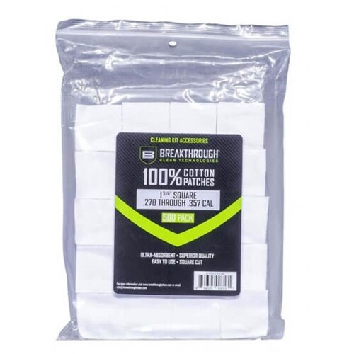 BREAKTHROUGH Square Cotton Patches - 1.75" x 1.75" PER 500