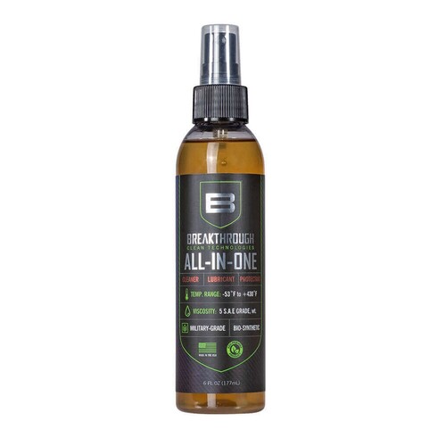 BREAKTHROUGH All-in-One (CLP) – Cleaner, Lubricant and Protectant 6oz Pump Spray Bottle