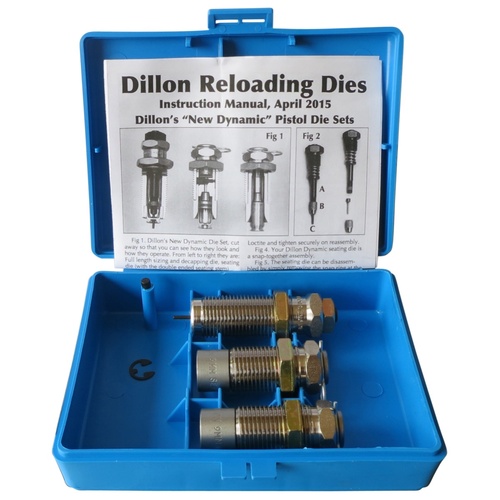 Dillon Carbide Pistol Dies (Three-Die Sets)
