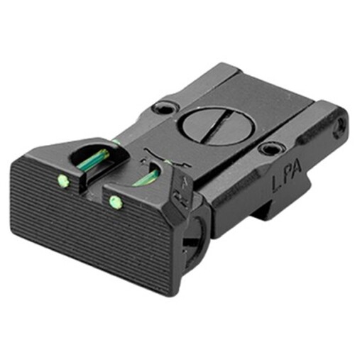 LPA TRT54FUFO 1911/2011 - Adjustable Rear Sight with Fibre Optics. BOMAR CUT
