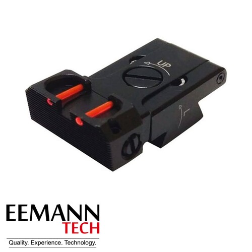 Eemann Tech CZ 75 - Adjustable Rear Sight with Fibre Optics