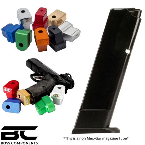 BC - CZ Shadow 2 Aluminium Plus Zero Extended Magazine Base - Black