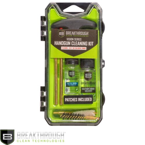 BREAKTHROUGH Vision Series Handgun Cleaning Kit (357/.38 CAL/9mm)
