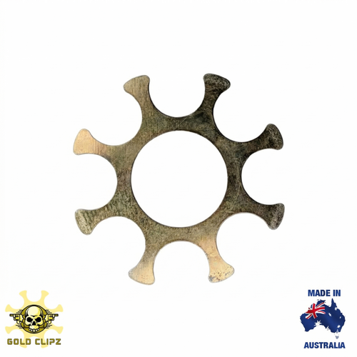 Gold Clipz Gold Zinc Plated S&W N-Frame, .357. 8-Shot, Starline Brass .027" 0.7mm