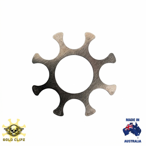 Gold Clipz Premium Nickel Plated S&W N-Frame, .357. 8-Shot, Starline Brass .027" 0.7mm