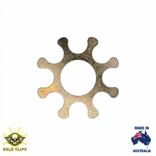 Gold Clipz Gold Zinc Plated S&W 9mm/38 Super. 8-Shot, Small Fit ..040" 1.0mm