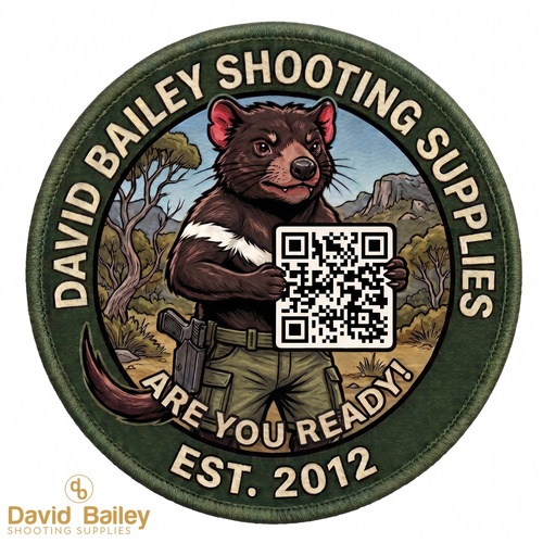 David Bailey Shooting Supplies Printed Patch