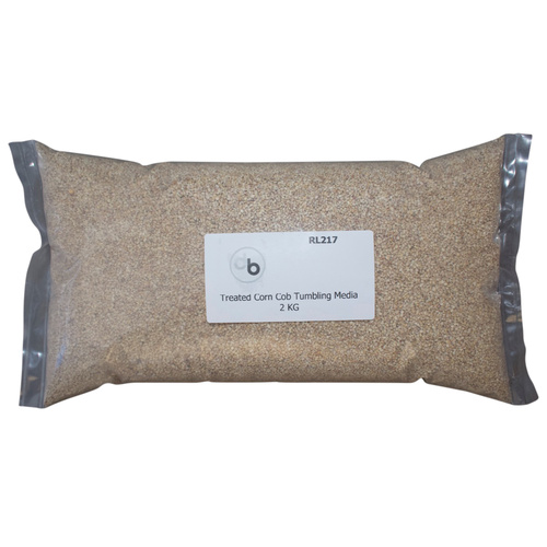 Treated Corn Cob Tumbling Media