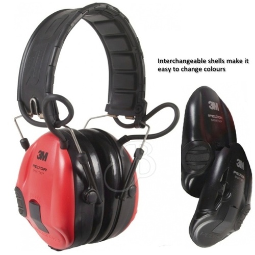 3M Peltor SportTac (Black / Red)